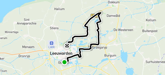 Ride image for RACE - Dinsdagavondrit, 19.00 uur, ca. 60 km (A Groep)