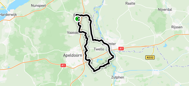 Ride image for Route 37  66 Km Epe-Teuge-Klarenbeek-Epe (bakker bril)