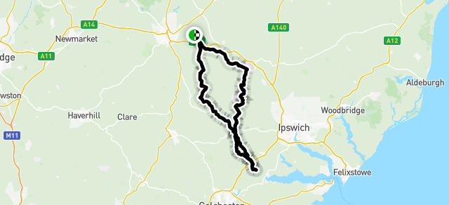 Ride image for WSW Wednesday to East Bergholt