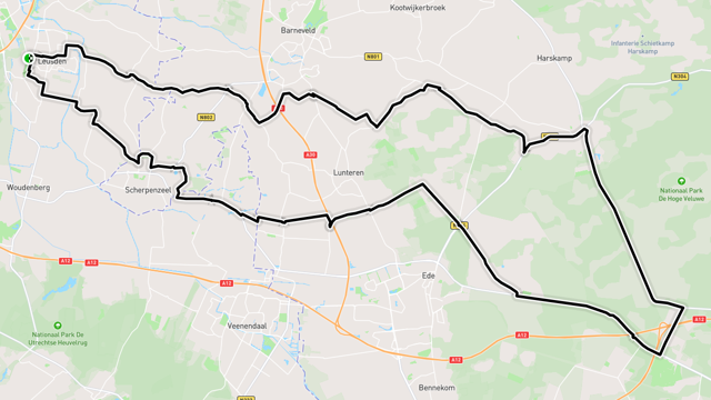 Ride image for TTLO 211 Ginkelse heide - Otterlo Verhard