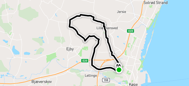 Ride image for Køge Jernmand Cykelrute (Runde)