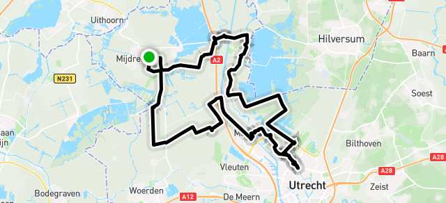 Ride image for rooie brug 77km koffie fort klop track