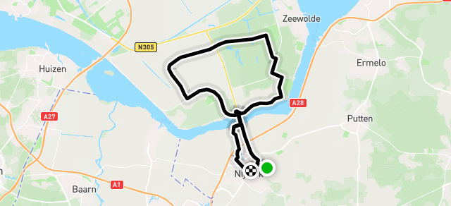 Ride image for zuidlob kort 39 km  (groep 5)