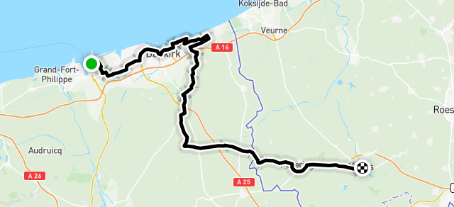 Ride image for Dunkirk > Ypres (Long)
