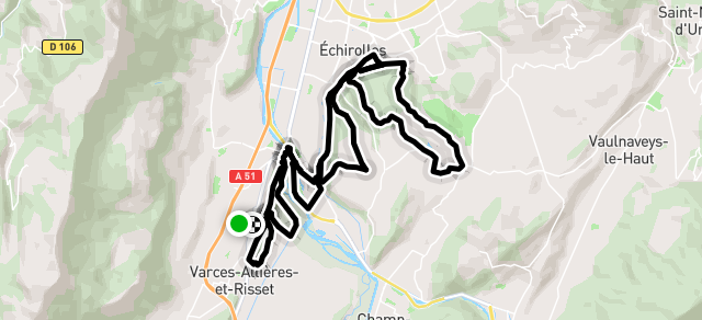 Ride image for Copie de SORTIE VTT CSA VARCES 35KM