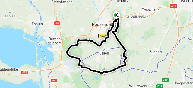 Ride image for route 41  Lange schouw - Westelaar