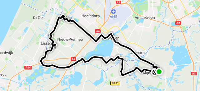 Ride image for buiten kaag 70 km track