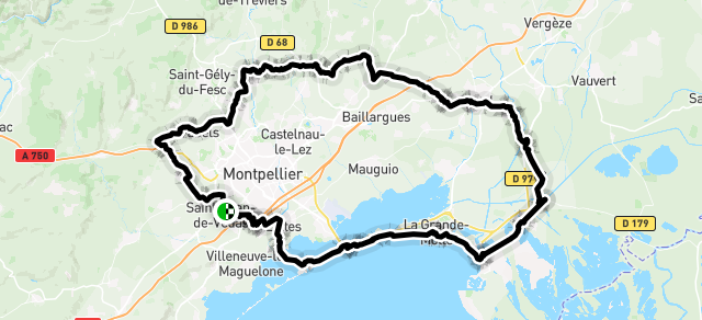 Ride image for Parcours 1 : 119 km - 759 m - 22542341