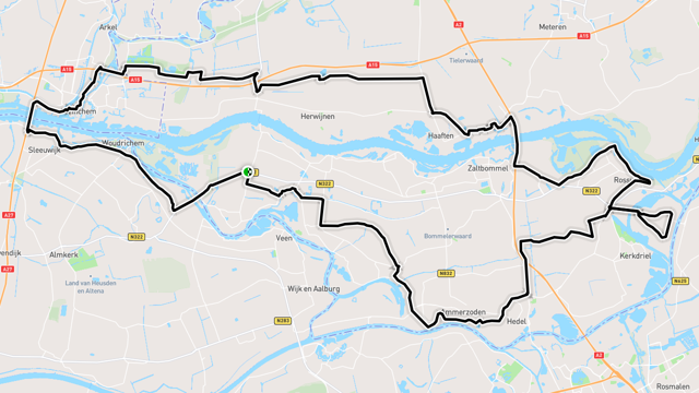 Ride image for Rit Bruggen over Rossum terug