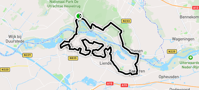 Image du trajet pour Laatste avondrit van 2026