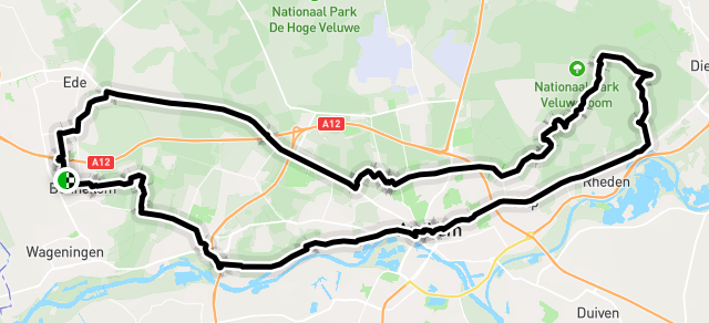 Ride image for W 78k Arnhem-Roosendaal-Rheden-Posbank