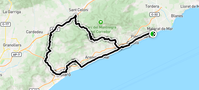 Ride image for Spanje dag 1 volle bak lostrappen 