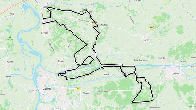 Ride image for Voorrijden Gravel Omloop van Gorssel - kort