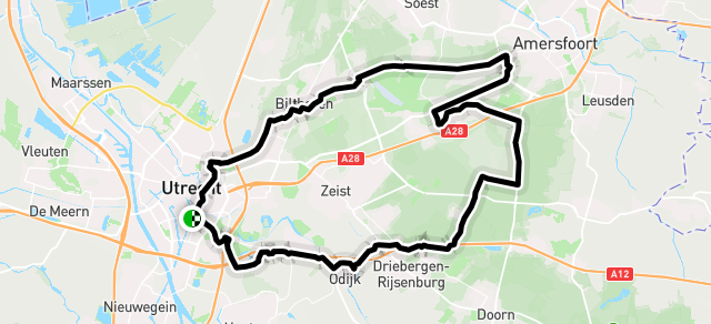 Ride image for Ga Toch Fietsen! Via Odijk & Austerlitz naar Tankbaan & F28