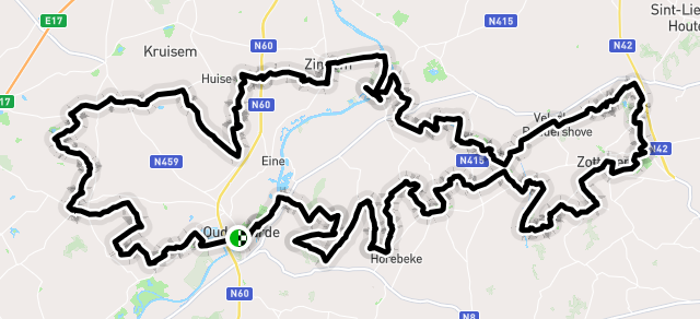 Ride image for Ronde van Vlaanderen fietsroute gele lus