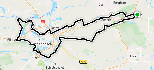 Ride image for Mien van de wijst rit (Veerhuis Bokhoven)