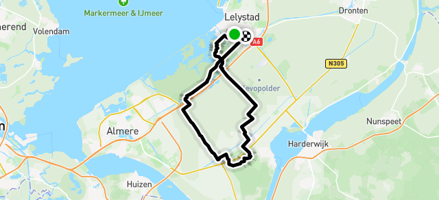 Ride image for Groep 2  Grote trap-Horsterwold-knardijk