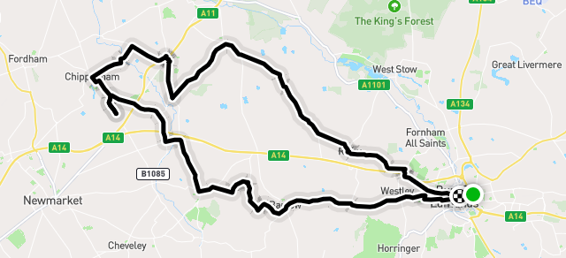 Ride image for Bury to Chippenham, La Hogue 35