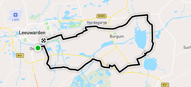 Ride image for RACE - Zondagmorgenrit, 10.00 uur, ca. 50 km (C Groep)