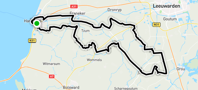 Ride image for Route: 80,9 km Harlingen Fietsrit