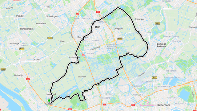 Ride image for KWF Maasland route - 45 km  