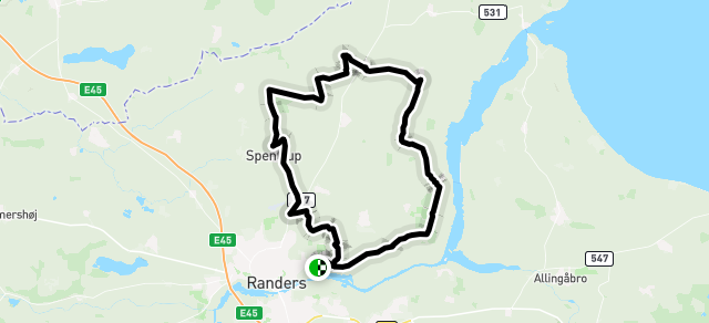 Ride image for Randers Cykling på vej