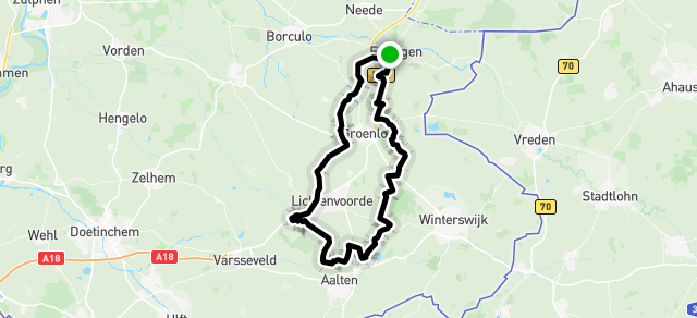Ride image for 56 km TCE-weg ri Barlo (Aalten) track 2024 pensionado's