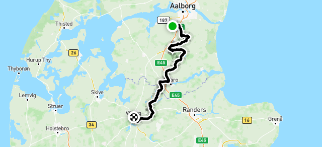 Ride image for Aalborg-Viborg Landevej 125km 2026