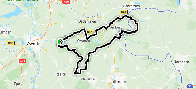 Ride image for Erbens Vechtdal Toer 2026 - 130.0 km