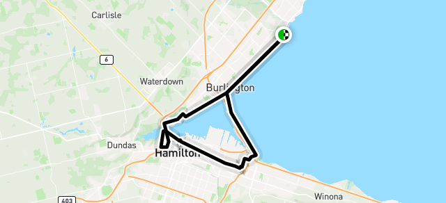 Ride image for Shell Park_58km_Burlington Bay via Cannon St