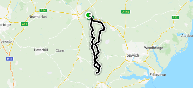 Ride image for Wedneday ride to Mill Street Store & Deli, Nayland