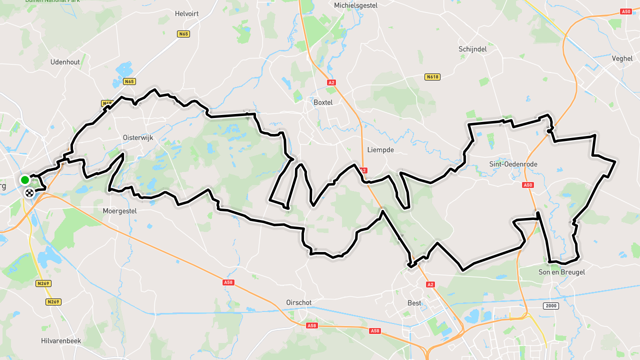 Ride image for Vresselse Bos 105 km