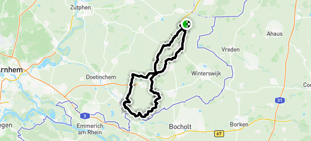Ride image for 89 km TCE-weg ri Ulft (DRU) track 2024
