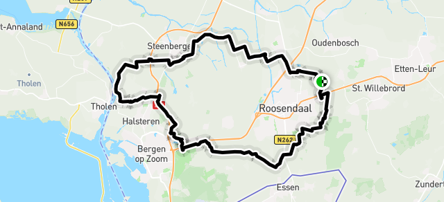 Ride image for route 49 Tholen de Kladde