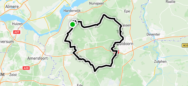 Ride image for rondje de Leesten, 100  km