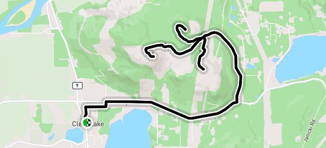 Ride image for Clear Lake, 3 gravel hills,  9.6 mi, 1298 ft