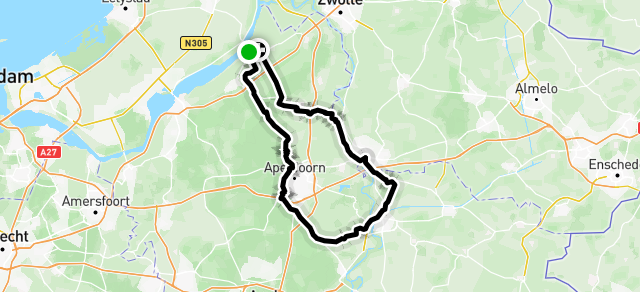 Ride image for Route: 119,7 km Elburg Fietsrit