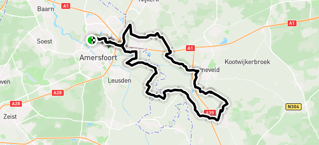 Ride image for 34: rZO62 Lunteren 25 kan zijn dat er geen wegkaptein aanwezig is 🚴