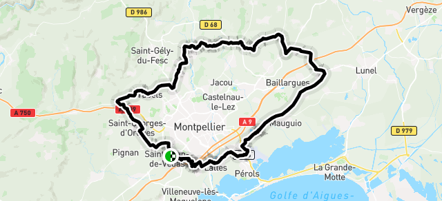 Ride image for Parcours 2 : 84 km - 664m - 22542429