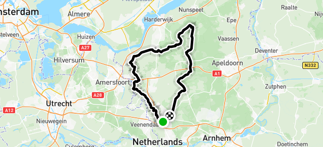 Ride image for W 100k Nijkerk-Putten-Elspeet-Uddel