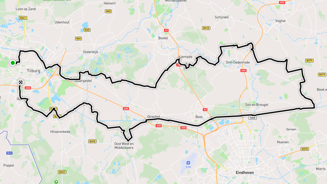 Ride image for rondje Lieshout