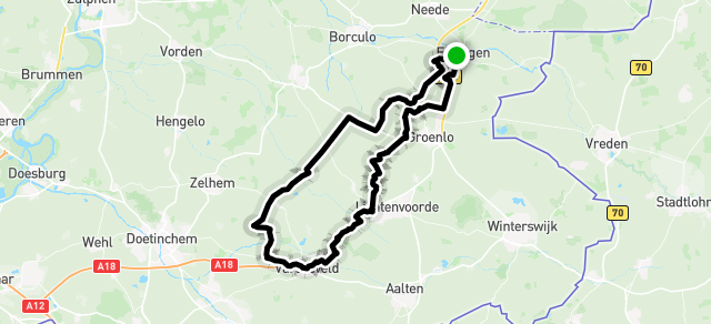 Ride image for 64 km TCE-dames ri Varsseveld track 2024