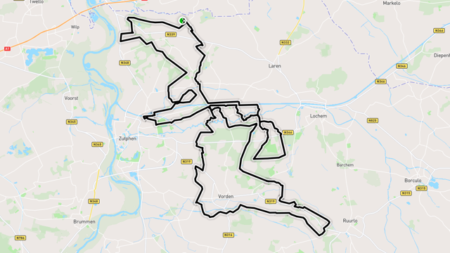 Ride image for Voorrijden Gravel Omloop van Gorssel - lang