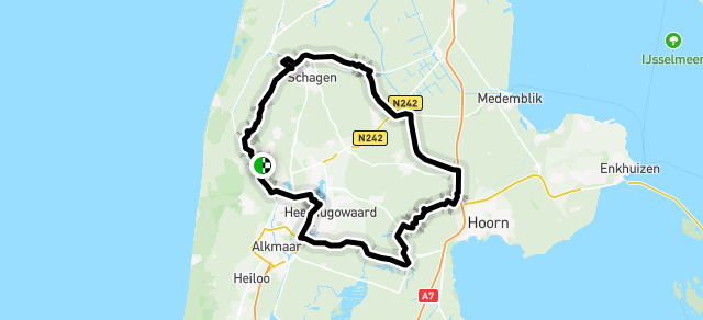 Ride image for WestFriese Omringdijk (85 km)