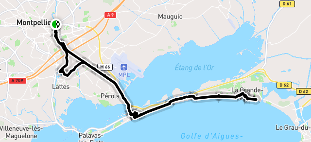 Ride image for Les Samedis de SAMA CT - sortie classique - Direction: La Grande Motte