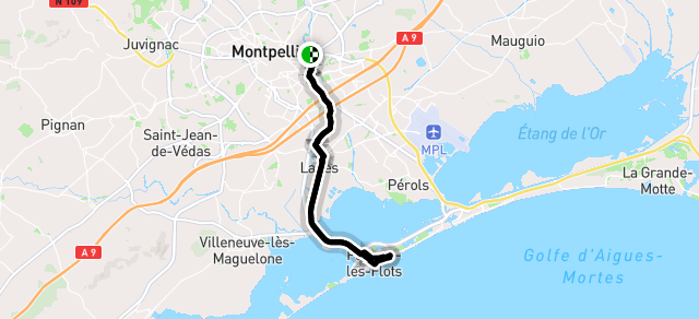 Ride image for Les Samedis de SAMA CT - sortie classique - Direction: Palavas
