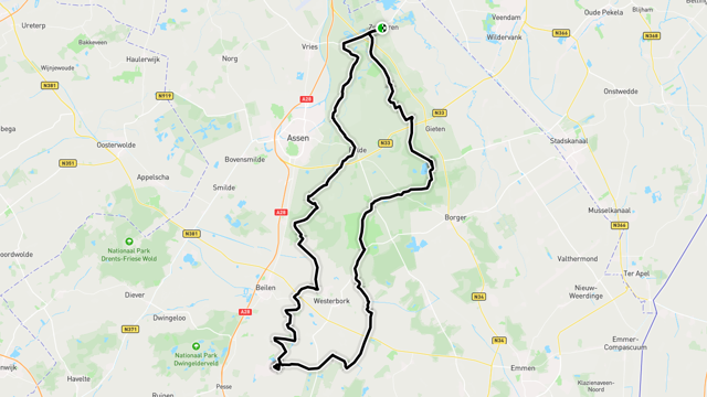 Ride image for Vanuit Zuidlaren naar de VAM