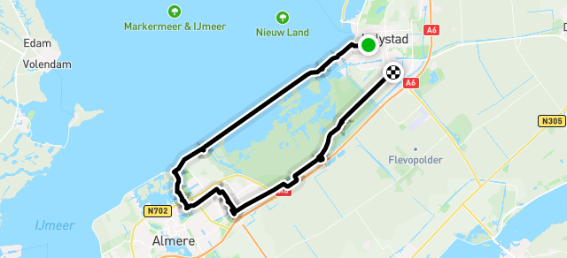 Ride image for TCF 3 - Verkoelend rondje langs de dijk en niet te lang en rustig