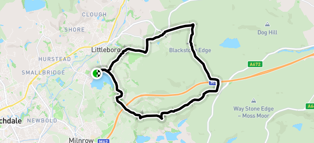Ride image for Littleborough Blackstone Edge Circular Walk