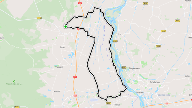 Ride image for Route 35a   45 Km Epe-Teuge-Veessen-Epe